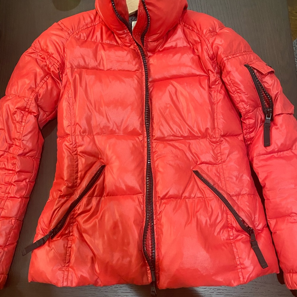 SAM red puffer / ski jacket
